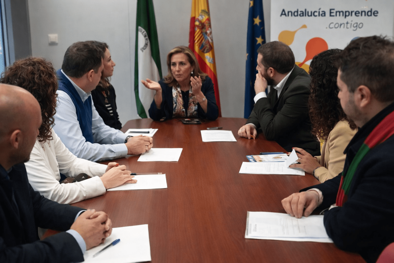 Pleno de Andalucía Emprende con emprendedores sevillanos